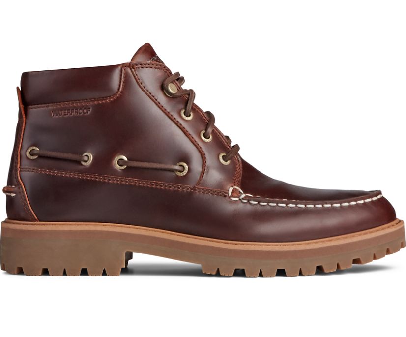Sperry Authentic Original Lug Chukka Boots - Men's Chukka Boots - Red/Brown [YA9146527] Sperry Top S